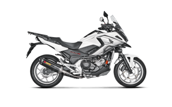 Akrapovic Slip-on Line Carbon Einddemper met E-keur Honda NC 700 S / X 2012 - 2020